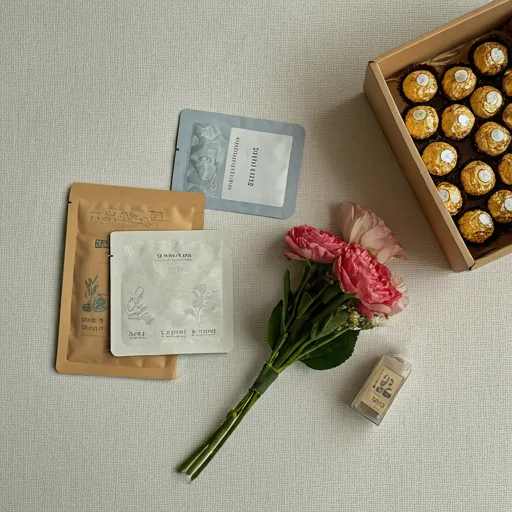 Beautiful curated luxury packaging items